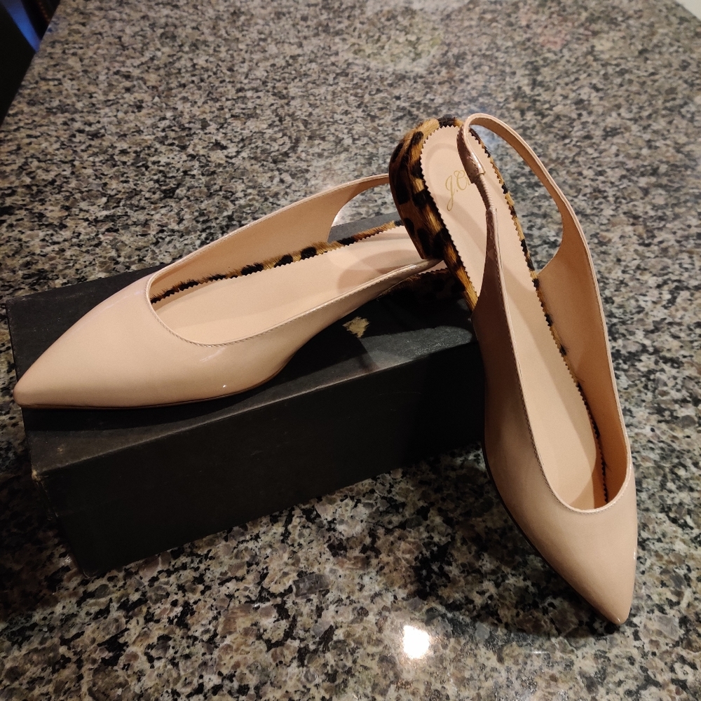 J crew Slingback Flats